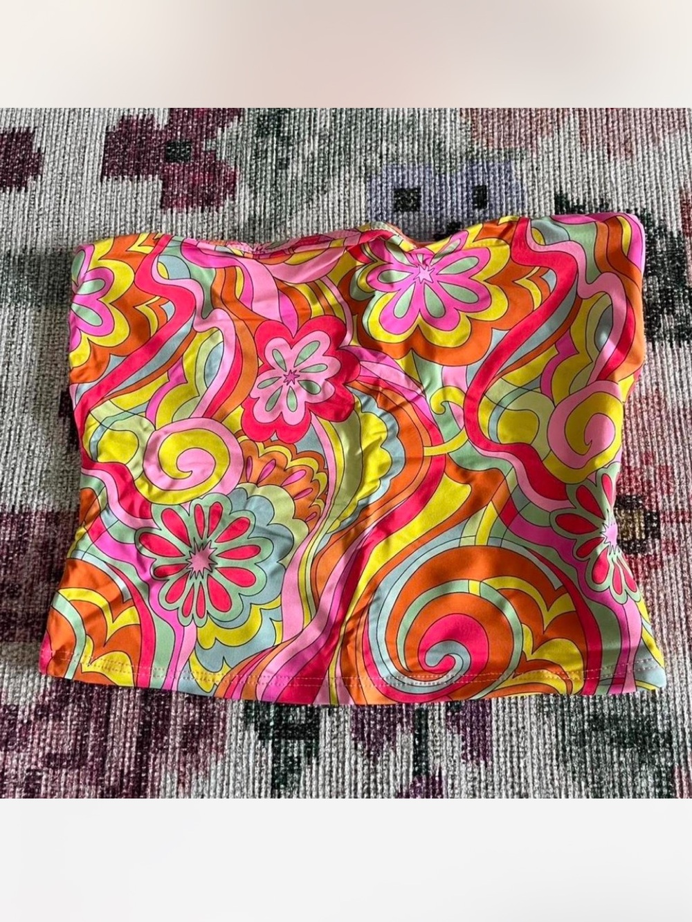 NWOT Frankie’s Bikinis x Hailee Steinfeld Tube Top / Bikini Top Size XS